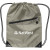 Custom Drawstring Backpack with Zipper - Gray