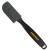 Custom Small Silicone Spatula - Black - Black Cap View 