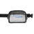 Custom Clear Over-The-Shoulder Bag - Black Front View