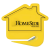 Custom House Letter Slitter - Yellow 