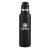 Custom 20 oz. Surin Powder Coated Stainless Steel Bottle - Black
