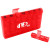 Custom 28 Compartment Med Minder - Translucent Red