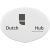 Custom Oval Pill Box - White 