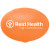 Custom Oval Pill Box - Translucent Orange 