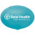 Custom Oval Pill Box - Translucent Aqua 