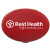 Custom Oval Pill Box - Red
