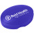 Custom Oval Pill Box - Blue Side View 