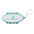 Custom Oval Golf Tee Carrier- Green