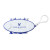 Custom Oval Golf Tee Carrier- Blue