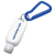 Custom 1.8 oz. SPF 30 Sunscreen w/ Carabiner - White With Translucent Blue 