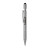 Custom Siena Executive Aluminum Spin Top Stylus Pen - Metallic silver