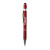 Custom Siena Executive Aluminum Spin Top Stylus Pen - Metallic red