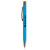 Custom Sorrento Velvet-Touch Aluminum Pen - Light blue