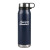 Custom 20 oz. Silverton Stainless Steel Bottle - Matte Dark Blue 