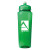 Custom 24 oz. PolySure Measure Bottle - Translucent Green