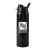Custom 25 oz. Aspen Aluminum Bottle - Black Side View 