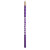 Custom Jo-Bee Prismatic Foil Wrap Pencil - Purple