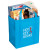 Custom Non-Woven Grocery Tote - Sky blue