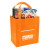 Custom Riptide Non-Woven Grocery Tote - Orange In use