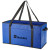 Custom Organize-It Non-Woven Storage Tote - Blue with handle