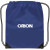 Custom Small Drawstring Backpack - Royal blue