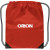 Custom Small Drawstring Backpack - Red