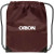 Custom Small Drawstring Backpack - Burgundy
