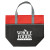 Custom Large Non-Woven Carry-It Cooler Tote - Red
