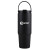 27 oz. Siam Powder Coated Recycled Stainless Steel Tumbler with Carrying Handle - Black