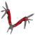 Custom Small Fix-it Multi-Tool with case - Metallic red