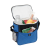 Custom Heathered Cooler Tote - Blue Lifestyle
