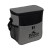 Custom Heathered Cooler Tote - Grey Side view