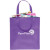 Custom Non-Woven Value Tote - Purple