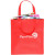 Custom Non-Woven Value Tote - Red