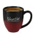 Custom 16 oz. Bistro Ombre Ceramic Mug - Red
