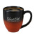 Custom 16 oz. Bistro Ombre Ceramic Mug - Orange