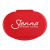 Custom Dual Compartment Pill Box - Red
