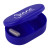 Custom Dual Compartment Pill Box - Blue Open View