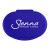 Custom Dual Compartment Pill Box - Blue