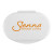 Custom Dual Compartment Pill Box - White