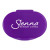Custom Dual Compartment Pill Box - Translucent purple