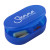 Custom Dual Compartment Pill Box - Translucent blue