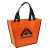 Custom Festival Non-Woven Tote - Orange with Handle