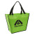 Custom Festival Non-Woven Tote - Lime green with Handle