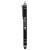 Custom Genoa Gravity Recycled Aluminum Stylus Pen - Metallic black
