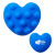 Custom Heart Push Pop Ball - Blue