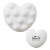 Custom Heart Push Pop Ball - White