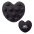 Custom Heart Push Pop Ball - Black