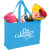 Custom Non-Woven Shopping Tote - Sky blue