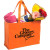 Custom Non-Woven Shopping Tote - Orange
